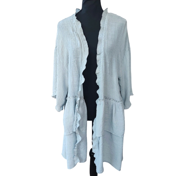 Easel Ruffled Cardigan - Picture 4 of 5